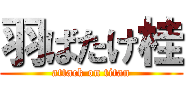 羽ばたけ桂 (attack on titan)