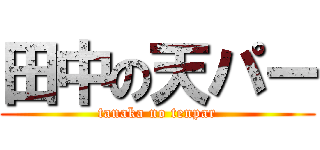 田中の天パー (tanaka no tenpar)