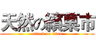 天然の繽菓市 (attack on titan)