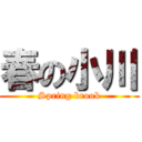 春の小川 (Spring brook)