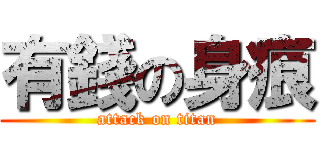 有錢の身痕 (attack on titan)