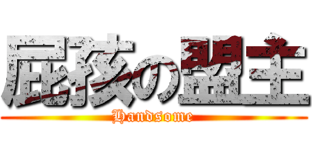 屁孩の盟主 (Handsome)
