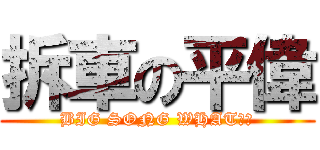 拆車の平偉 (BIG SONG WHAT??)