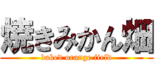 焼きみかん畑 (baked orange field)
