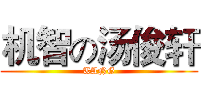 机智の汤俊轩 (TANG)
