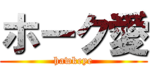 ホーク愛 (hawkeye)