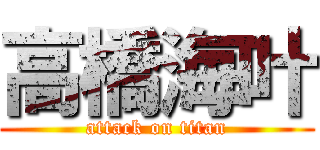 高橋海叶 (attack on titan)