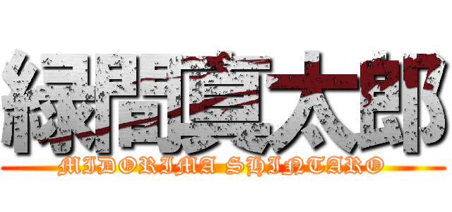 緑間真太郎 (MIDORIMA SHINTARO)