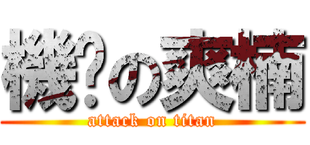 機掰の爽楠 (attack on titan)