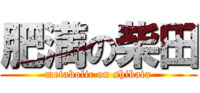 肥満の柴田 (metabolic on shibata)