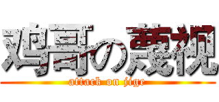 鸡哥の蔑视 (attack on jige)