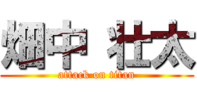 畑中 壮太 (attack on titan)