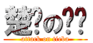 楚门の贴吧 (attack on tieba)