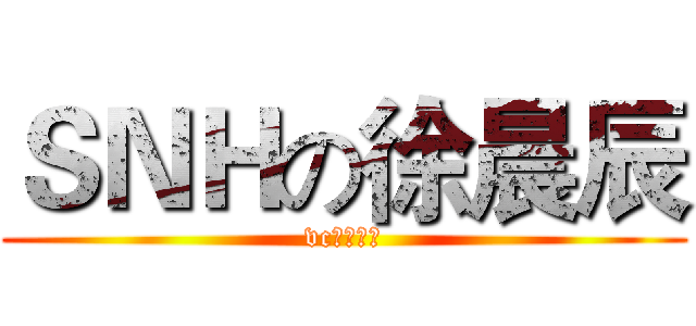 ＳＮＨの徐晨辰 (vc力量注入)
