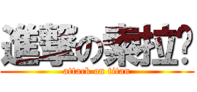 進撃の索拉卡 (attack on titan)