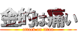 金的は痛い (attack on titan)