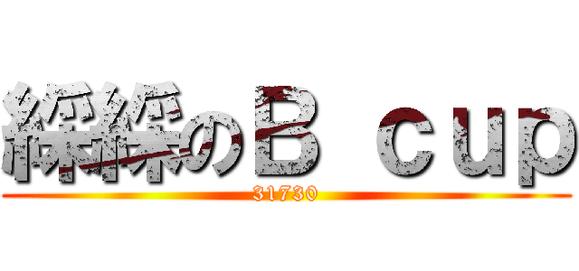 綵綵のＢ ｃｕｐ (31730)