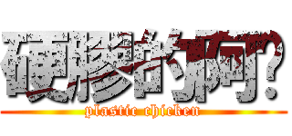 硬膠的阿雞 (plastic chicken)