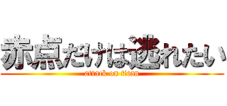 赤点だけは逃れたい (attack on titan)