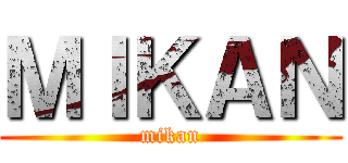 ＭＩＫＡＮ (mikan)