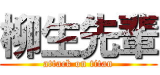 柳生先輩 (attack on titan)