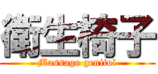 衛生椅子 (Massage genitol)