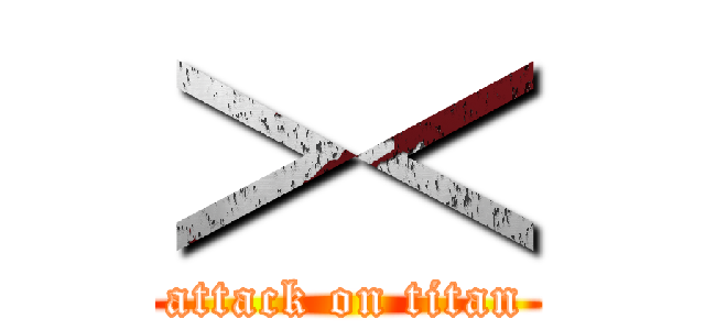 ＞＜ (attack on titan)