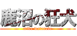 鹿沼の狂犬 (miku watanabe)