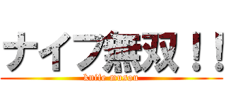 ナイフ無双！！ (knife musou)