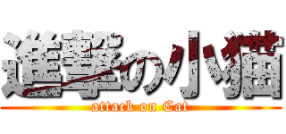 進撃の小猫 (attack on Cat)