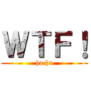 ＷＴＦ！ (ha ha)