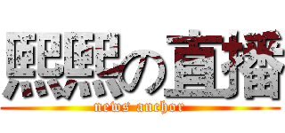 熙熙の直播 (news anchor)