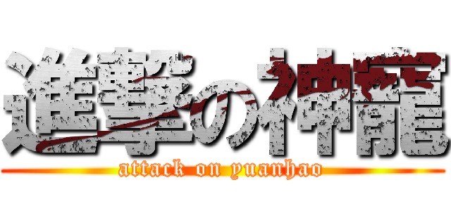 進撃の神寵 (attack on yuanhao)