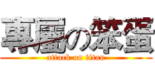 專屬の笨蛋 (attack on titan)