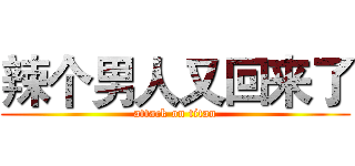 辣个男人又回来了 (attack on titan)