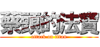 蔡頭的法寶 (attack on titan)