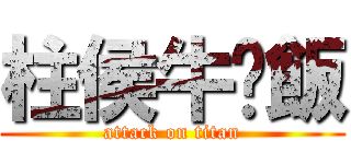 柱侯牛腩飯 (attack on titan)