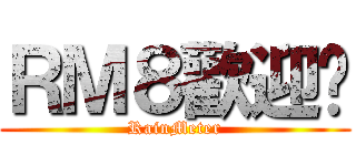 ＲＭ８歡迎伱 (RainMeter)