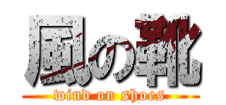 風の靴 (wind on shoes)