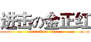 进击の金正红 (attack on titan)
