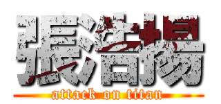 張浩揚 (attack on titan)