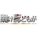 跪け豚どもが ()