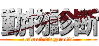 動物診断 (animal diagnosis)