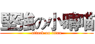 堅強の小晴喵 (attack on titan)