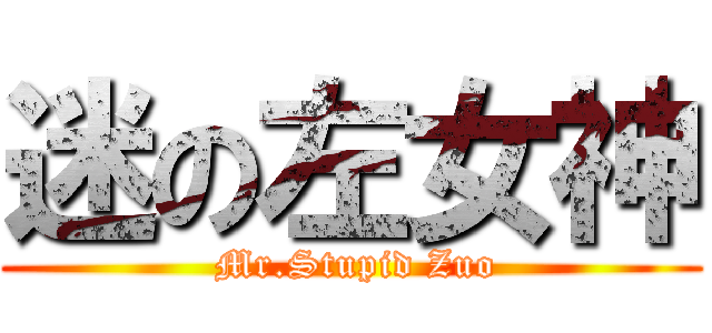迷の左女神 ( Mr.Stupid Zuo)