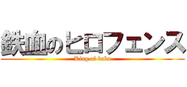 鉄血のヒロフェンス (King of baka)