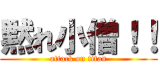 黙れ小僧！！ (attack on titan)