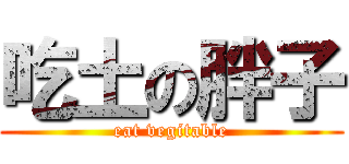 吃土の胖子 (eat vegitable)