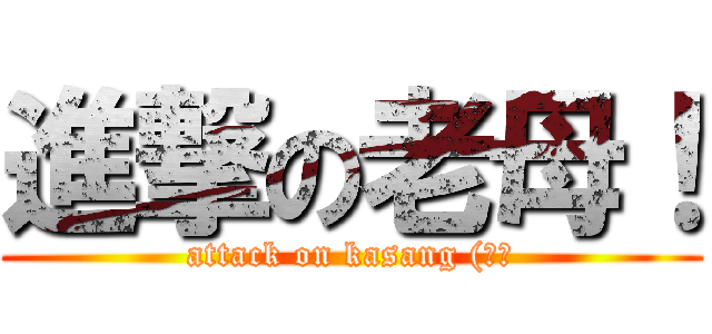進撃の老母！ (attack on kasang (！？)