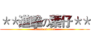 ＊＊進擊の葉仔＊＊ (attack on titan)
